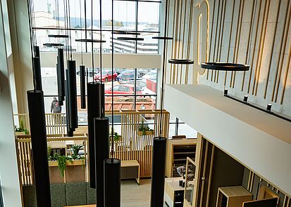 Das Café am Backhaus der Bäckerei Pappert in Eichenzell / Rönshausen