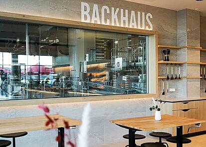 Die Gläserne Backstube im Café am Backhaus in Eichenzell / Rönshausen