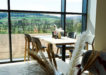 Der Event-Raum im Café am Backhaus der Bäckerei Pappert in Eichenzell / Rönshausen
